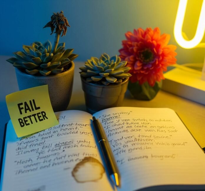 Tired Optimism: Coffee Stains, Succulents & "Fail Better" Tired Optimism: Coffee Stains, Succulents & "Fail Better"