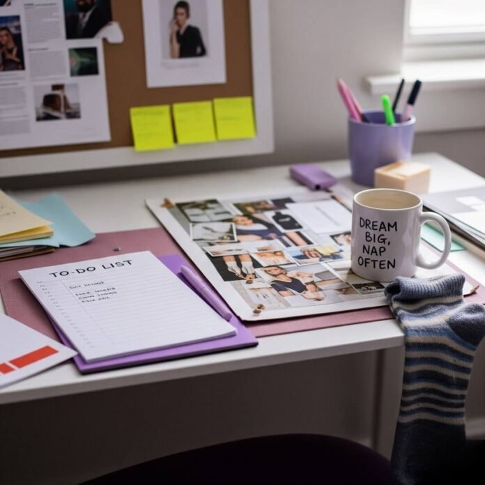 Chicago Apartment Desk: Goal Setting Chaos & Optimism Chicago Apartment Desk: Goal Setting Chaos & Optimism