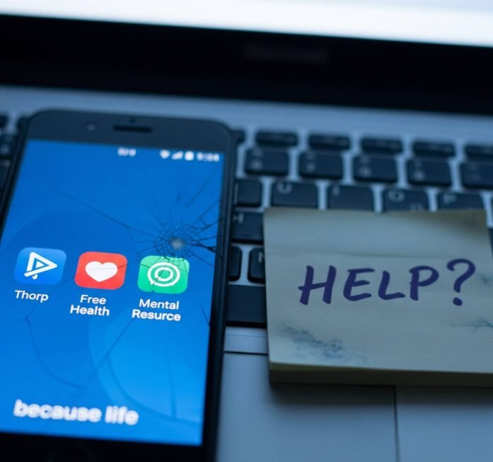 Cracked Screen, Open Doors: Free Mental Health Apps Cracked Screen, Open Doors: Free Mental Health Apps