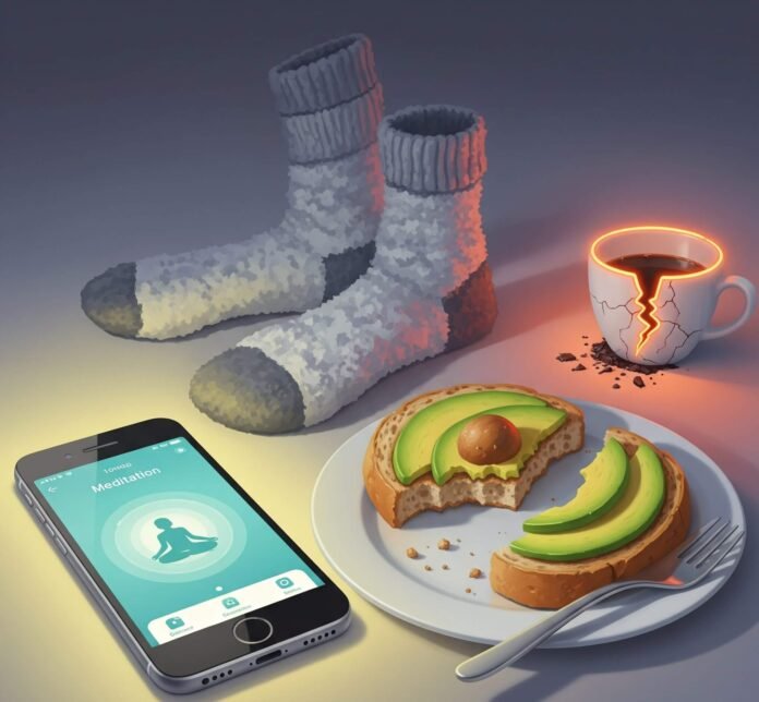 Self-Care in Reality: Meditation, Toast & Fuzzy Socks Self-Care in Reality: Meditation, Toast & Fuzzy Socks