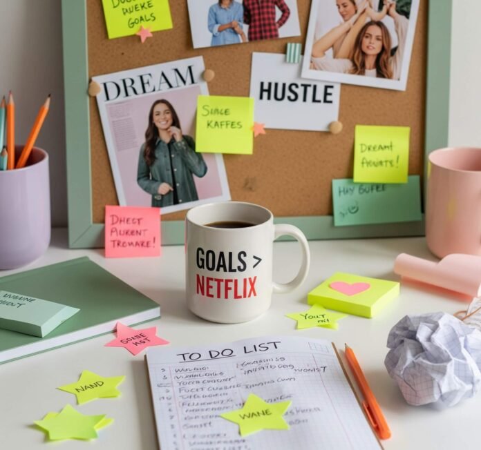 Cluttered Desk: Goal Setting & Vision Board Inspiration Cluttered Desk: Goal Setting & Vision Board Inspiration