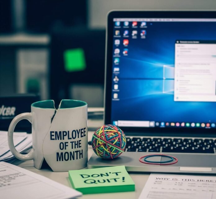 Chaotic Desk Vibes: Humorous Office Grind & Hopeful Mess Chaotic Desk Vibes: Humorous Office Grind & Hopeful Mess