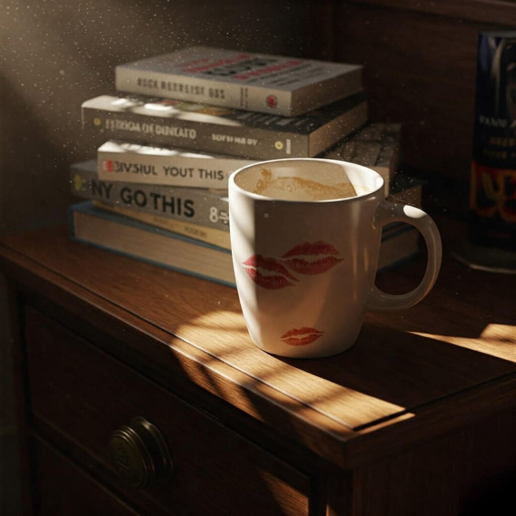 Half-Empty Mug: A Wry Morning Laugh