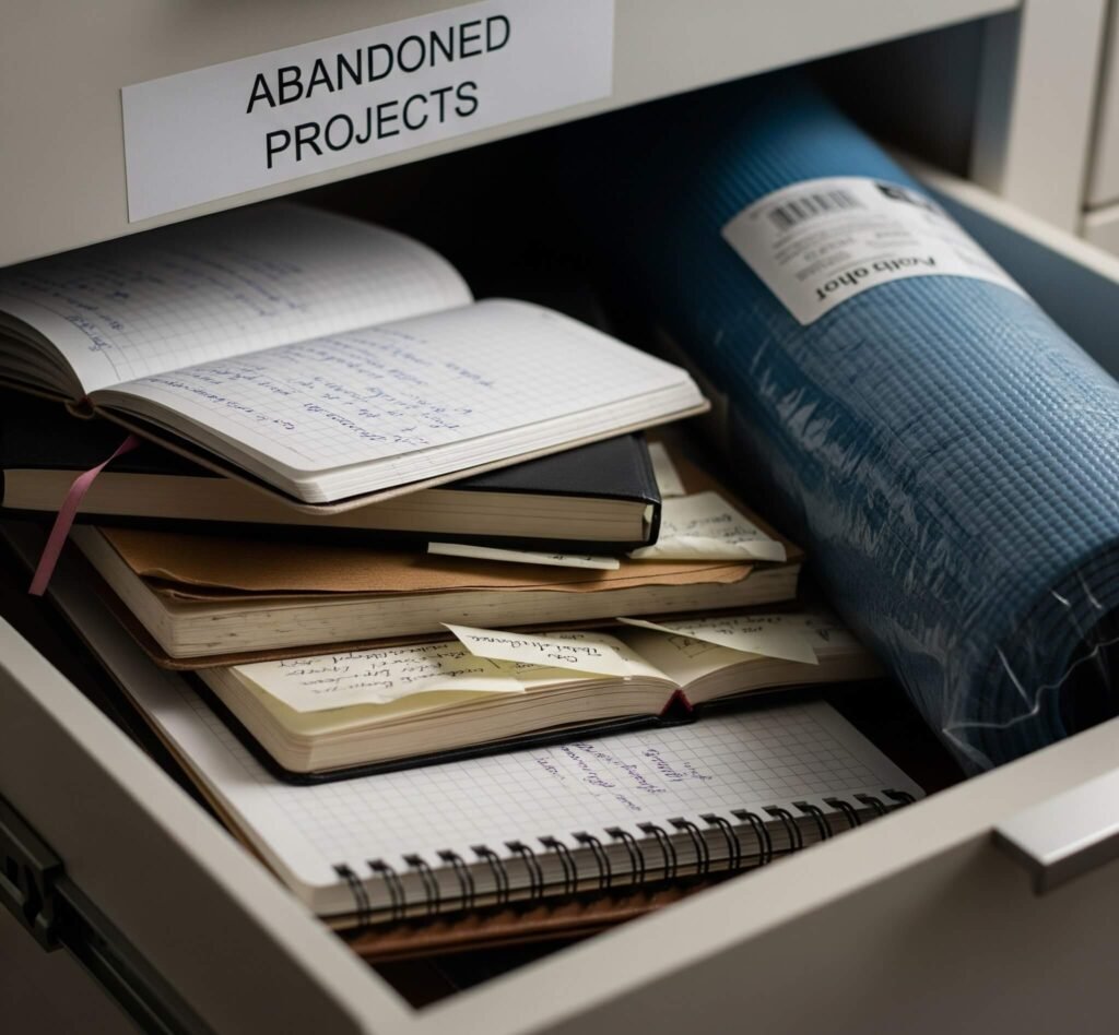 Abandoned Projects Drawer: Unfinished Goals