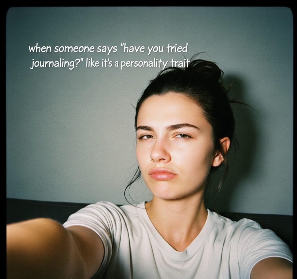Eye-Roll Selfie: When Journaling Becomes a Personality Trait