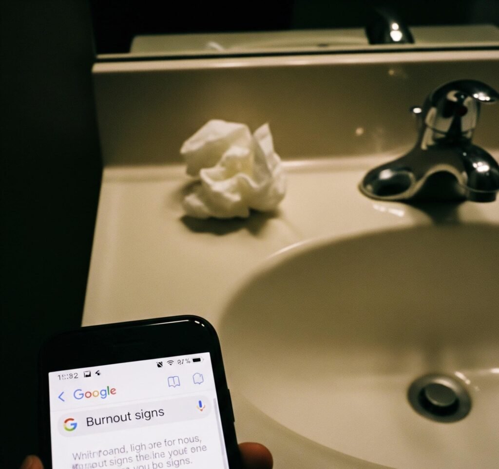 Burnout Breakdown: A Bathroom Moment