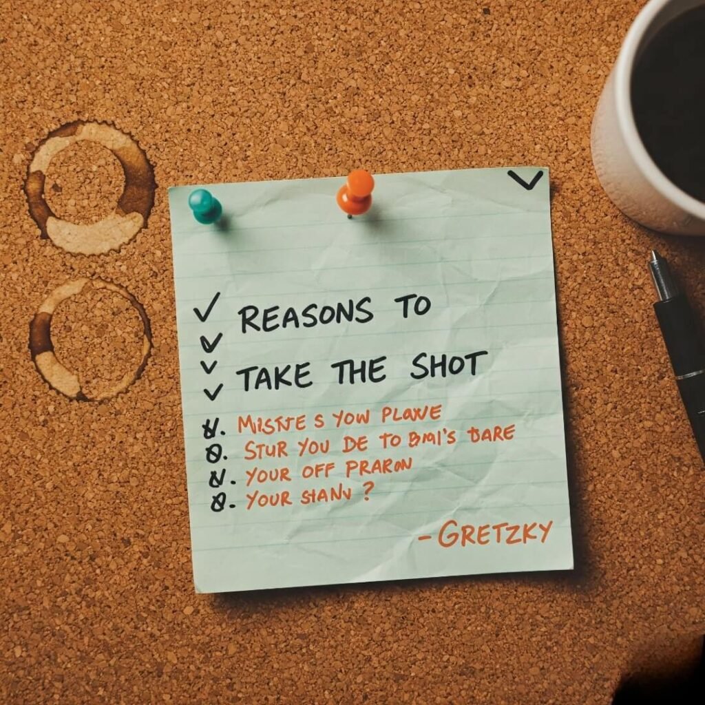 Shot List Sticky Note