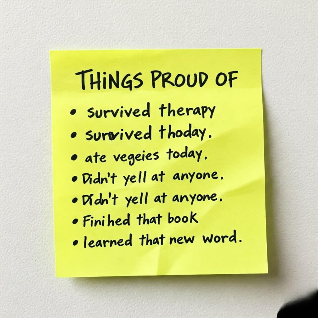 Proud Of Sticky Note
