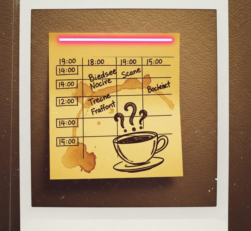 Fridge Time Blocks: Vintage Chaos