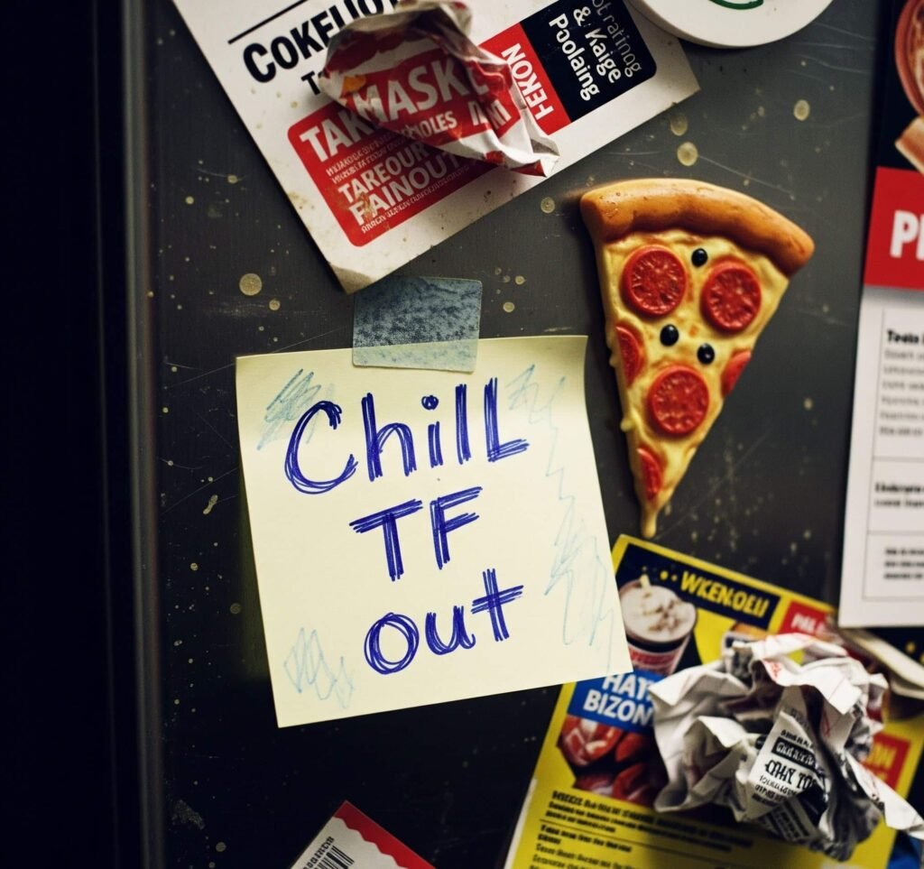 Fridge Note: Chill TF Out Wisdom