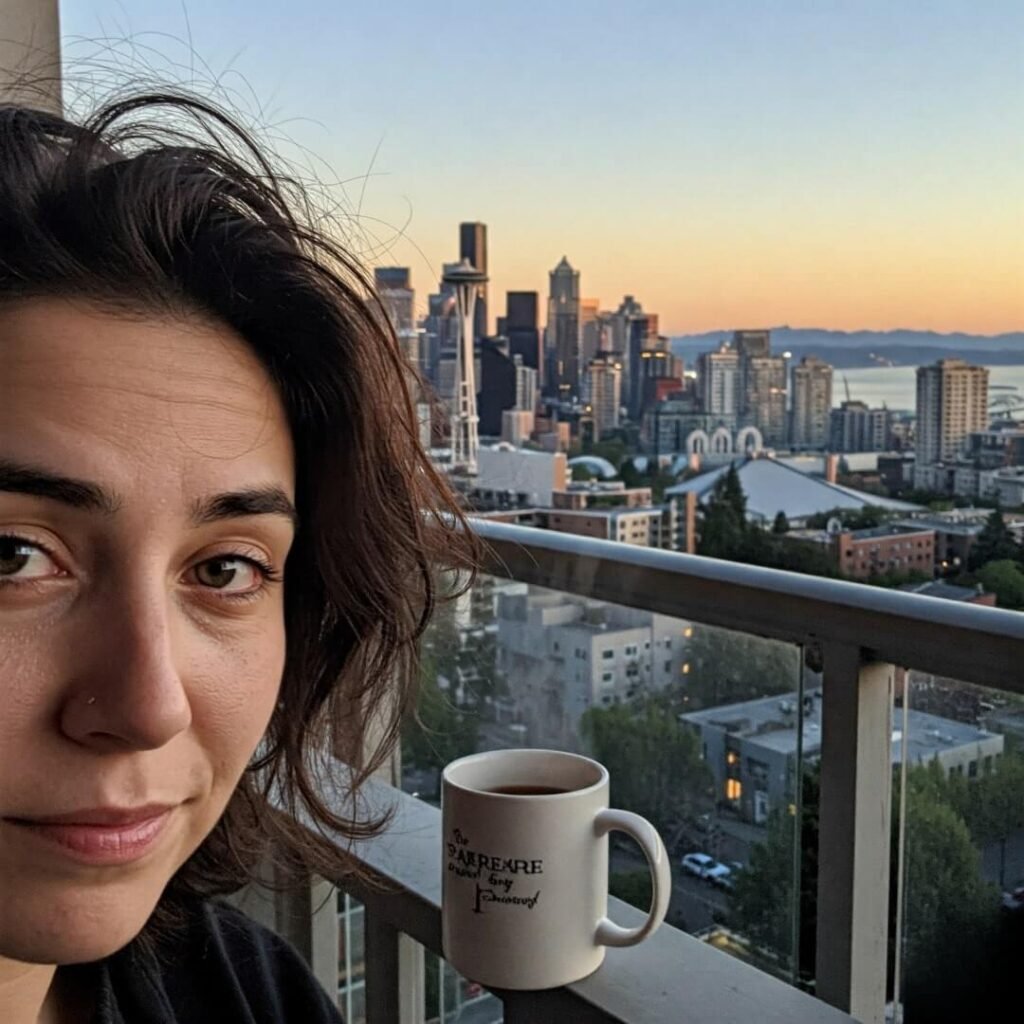 Seattle Balcony Selfie
