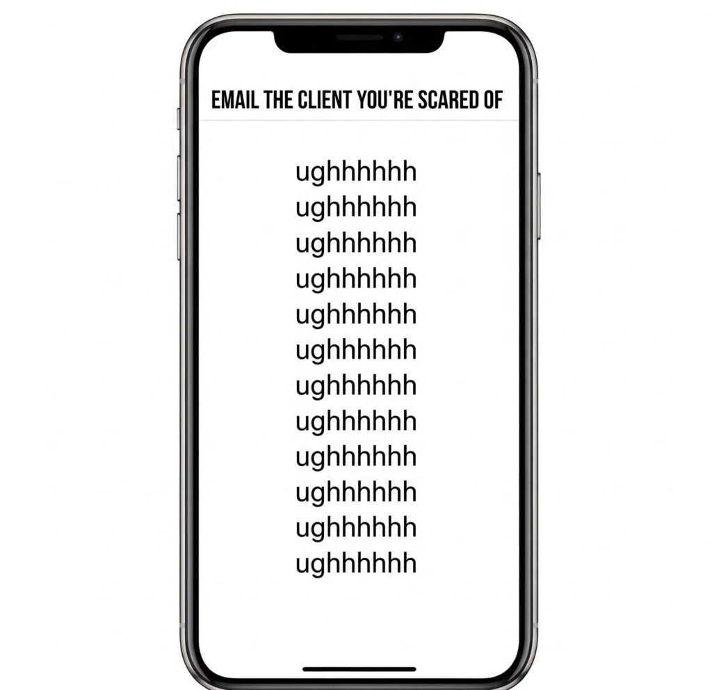 Phone Notes of Dread: Emailing the Feared Client
