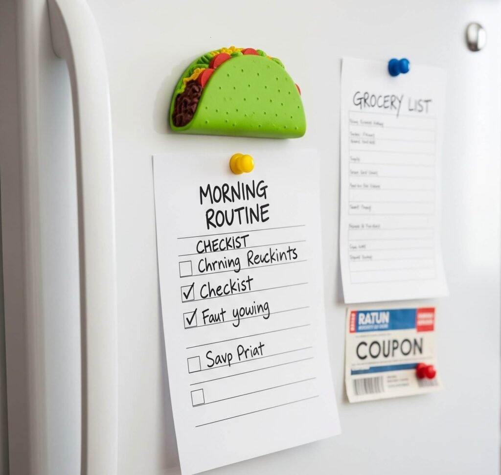 Fridge Door Checklist: American Morning Realness