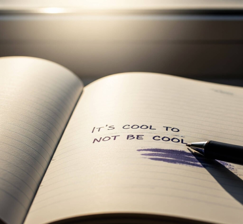 Uncool is Cool: A Notebook's Quiet Reflection