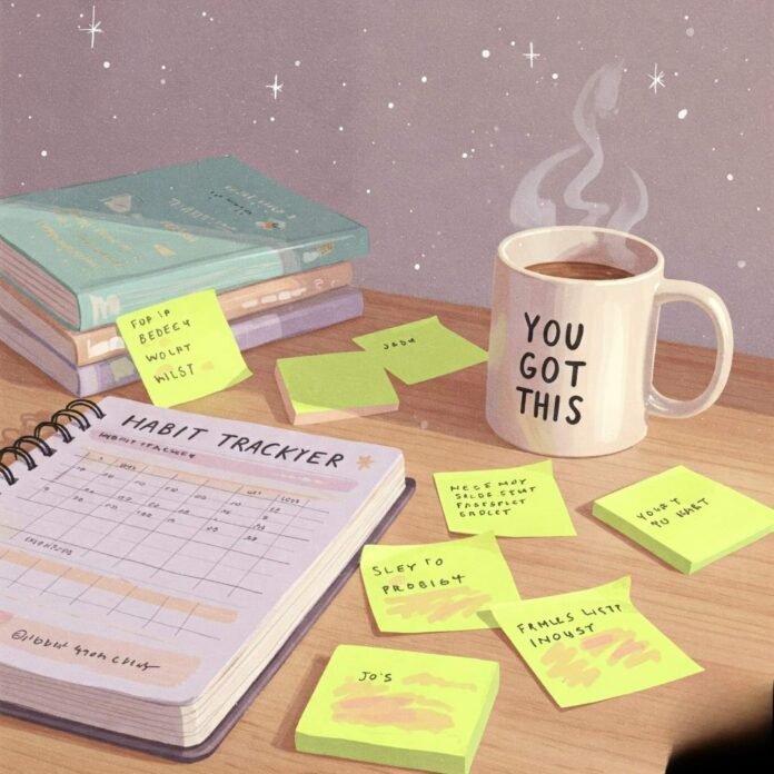 Cluttered Desk Habit Tracker