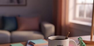 How to Prioritize Tasks Like a Pro? Cluttered Desk & Neon "PRIORITY #1" - Cozy Boston Apartment Scene