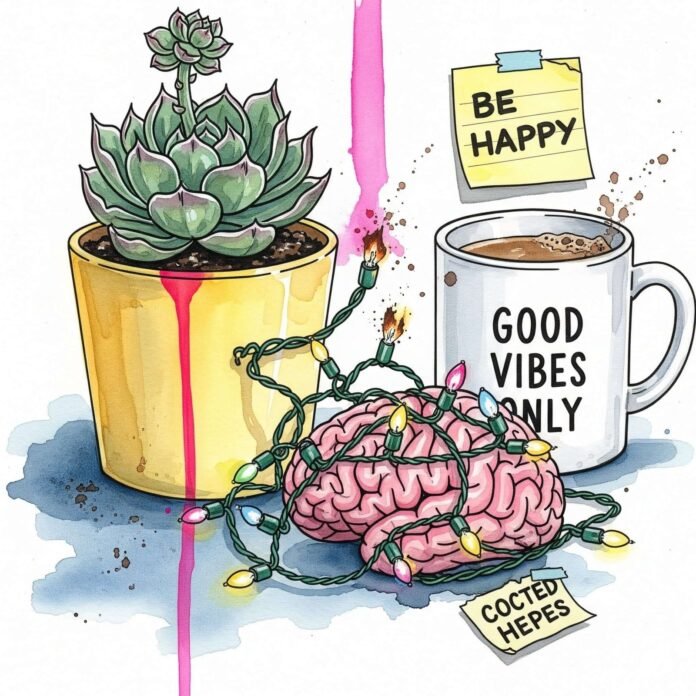 "Good Vibes Only" (But Also, Reality): A Watercolor of Modern Misfits