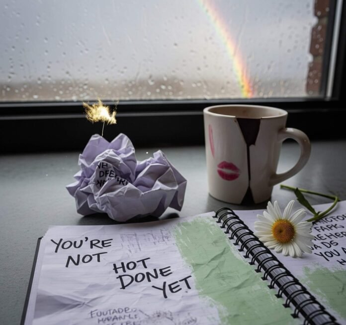 Chicago Diner Vibes: Hopeful Messy Affirmations & Rainy Window Rainbow Chicago Diner Vibes: Hopeful Messy Affirmations & Rainy Window Rainbow