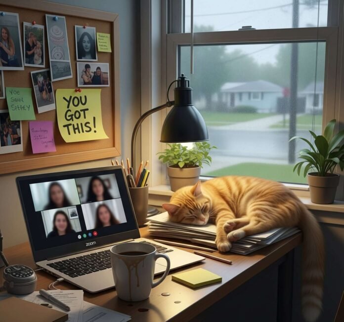 Cluttered Ohio Desk: Hope Amidst Rain & Zoom Cluttered Ohio Desk: Hope Amidst Rain & Zoom